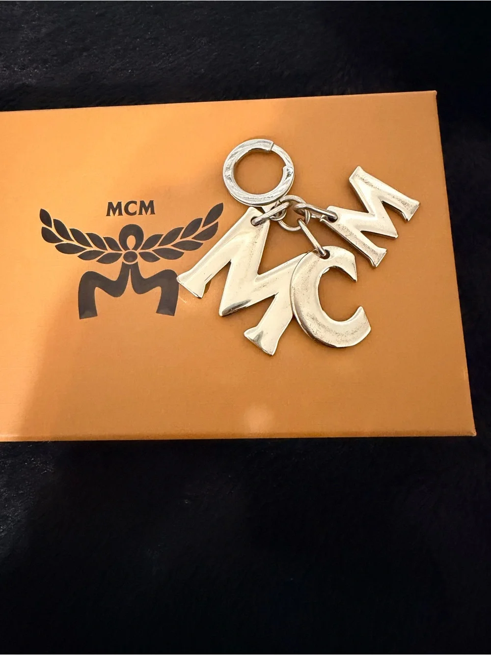 MCM Silver-Tone Letter Charm